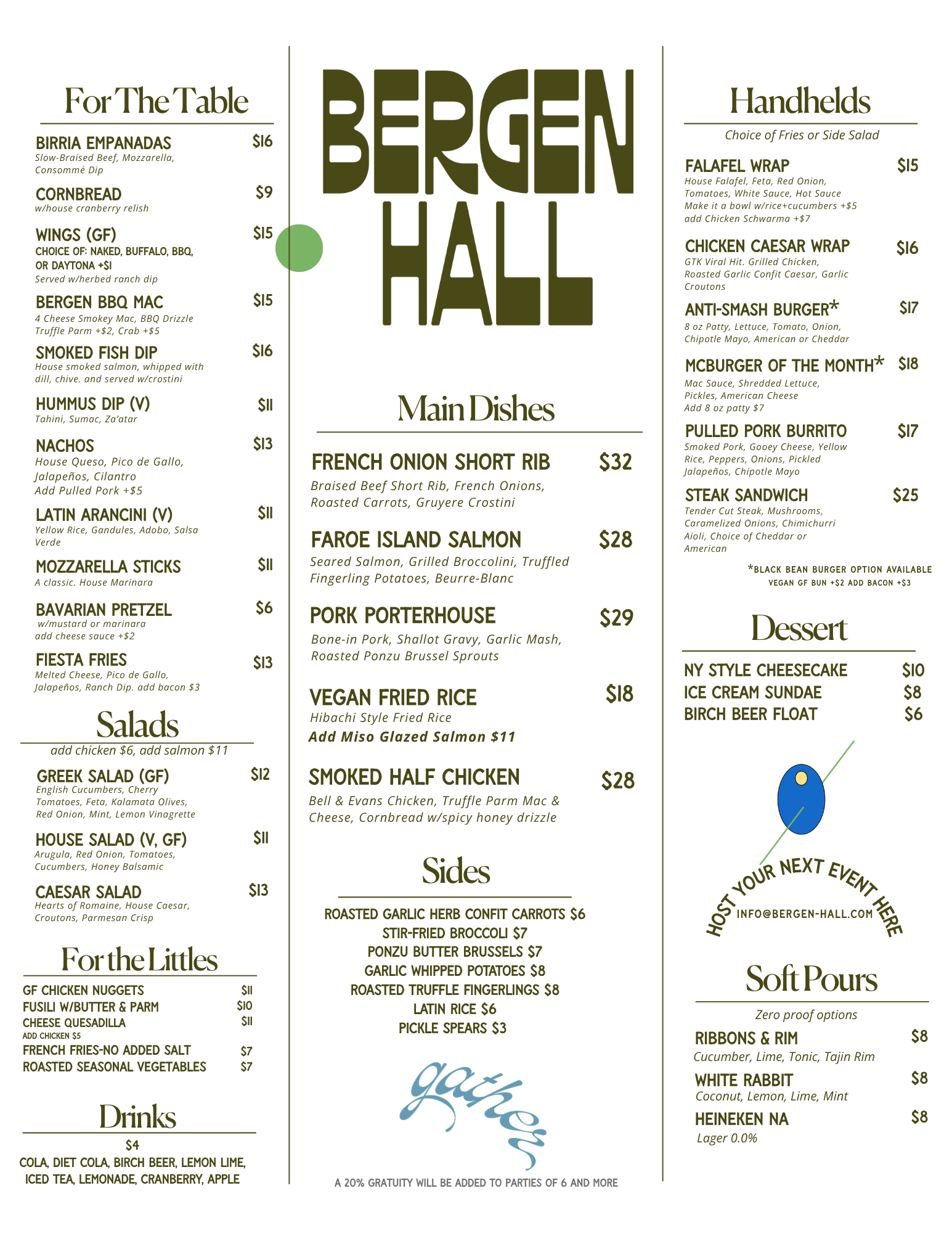 邦楽 PERFECT! MENU New menu is out, we hope to see you this weekend!